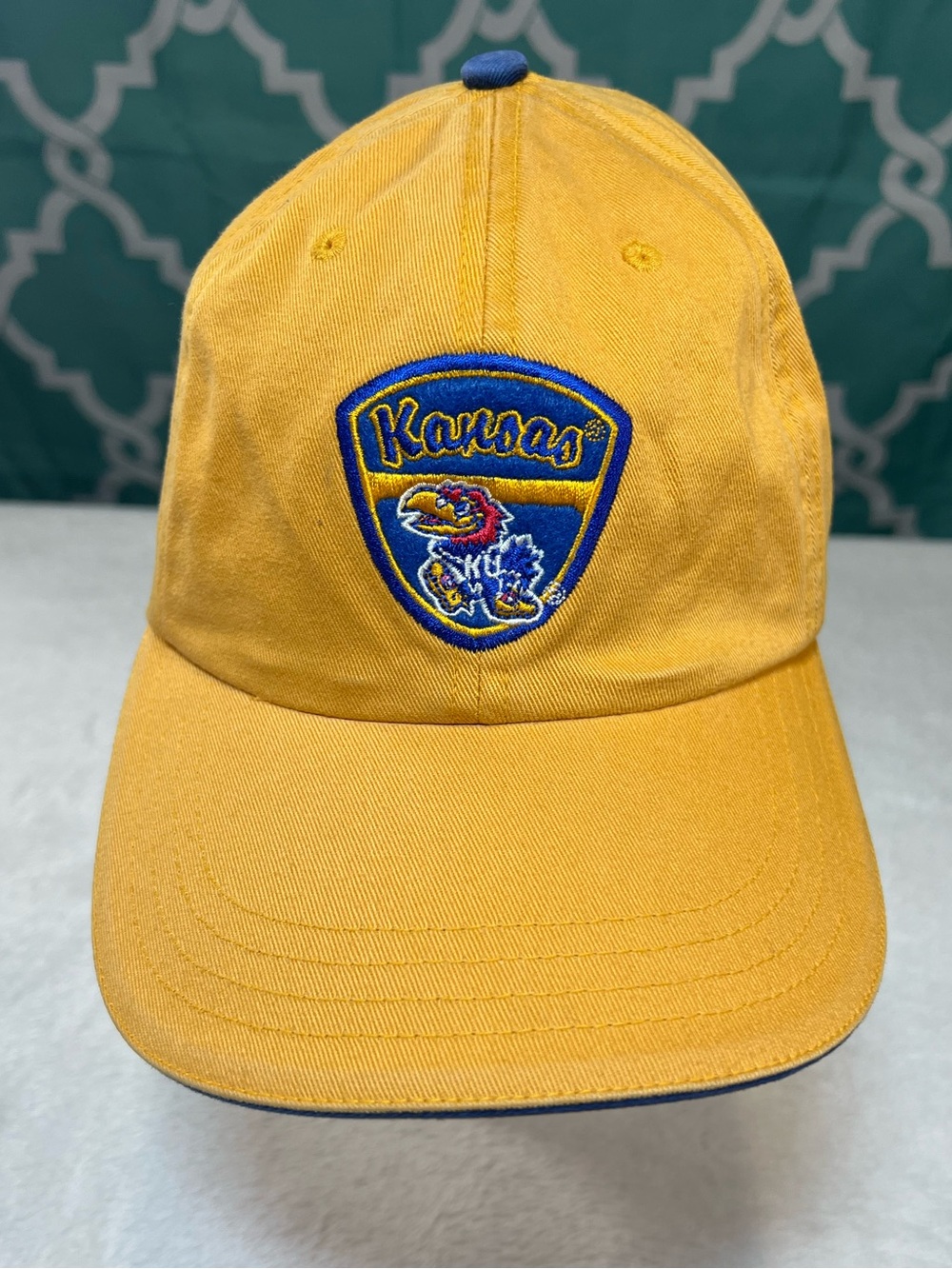 Kansas Jayhawks Mustard Yellow Baseball Cap